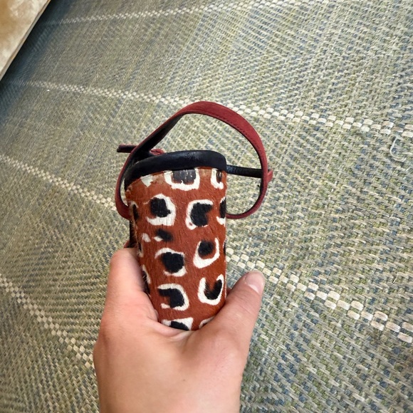 Gucci Leopard Print Platform Sandals - Black and Brown - Picture 6 of 7